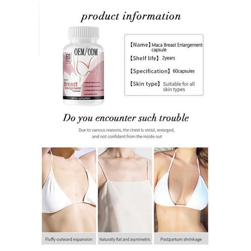 Breast Enhancement Capsules Manufacturer - OEM High Quality Customized Adult Large Effective