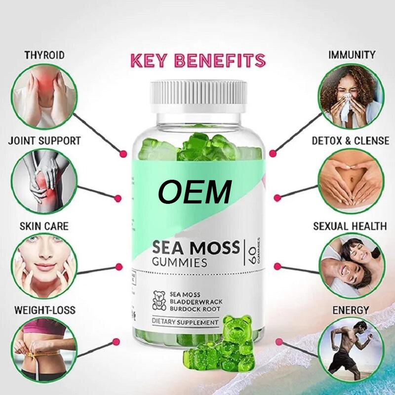 Sea Moss Gummies Manufacturer - Private Label Organic Detox Cleanse Improve Immune Vegan