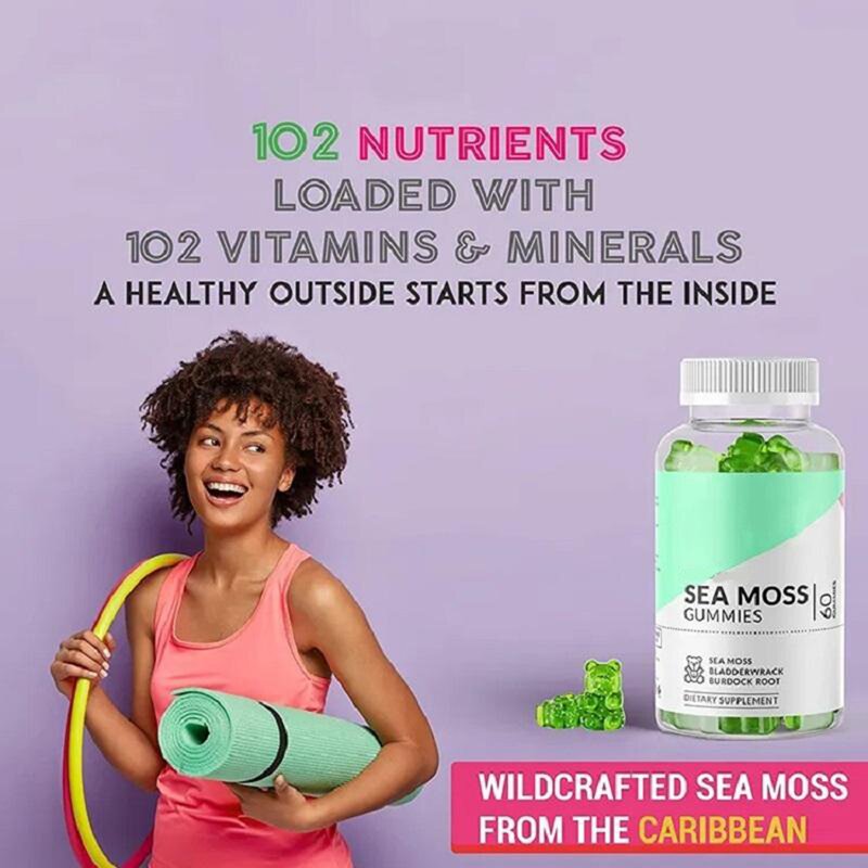 Sea Moss Gummies Manufacturer - Private Label Organic Detox Cleanse Improve Immune Vegan