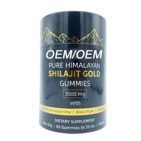 Shilajit Gummies Manufacturer - Private Label Gold Herbal Immune Support with Fulvic Acid
