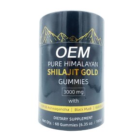 Shilajit Honey Gummy Bear Manufacturer - High-Content Pure Himalayan Ashwagandha for Adults