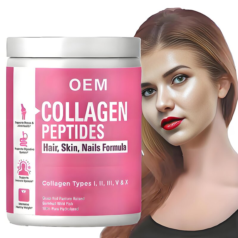 Hydrolyzed Collagen Peptide Powder Manufacturer - OEM/ODM for Skin Brightening & Hair Growth
