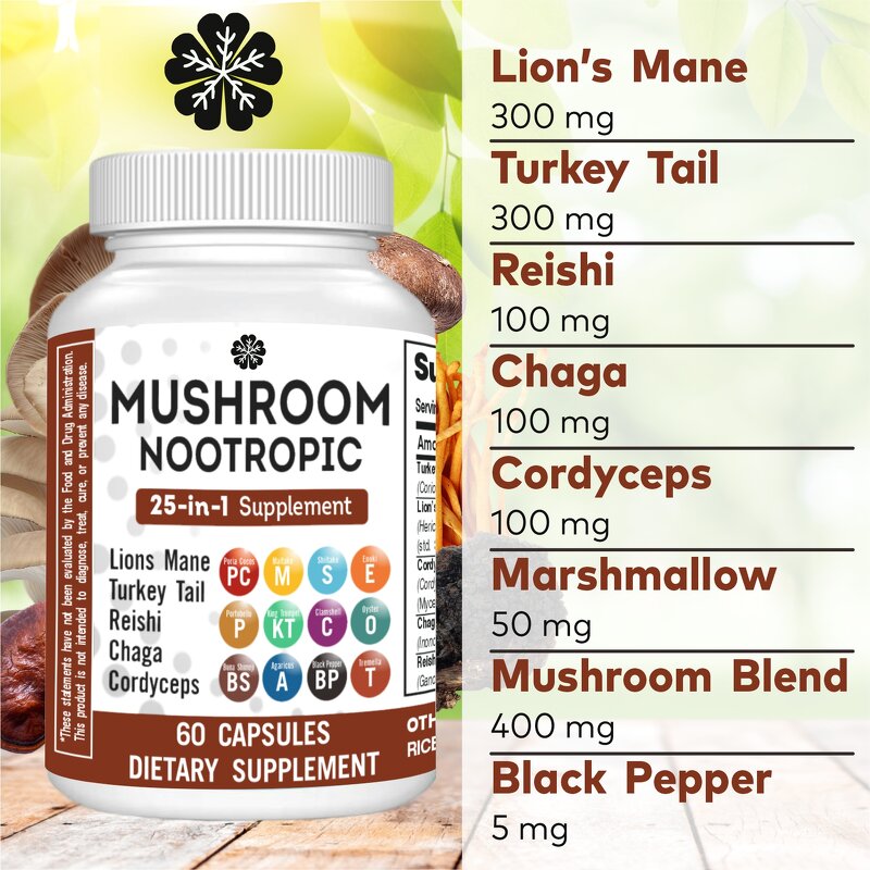 Lion's Mane Capsules Manufacturer - Private Label Supplement Organic for Adults