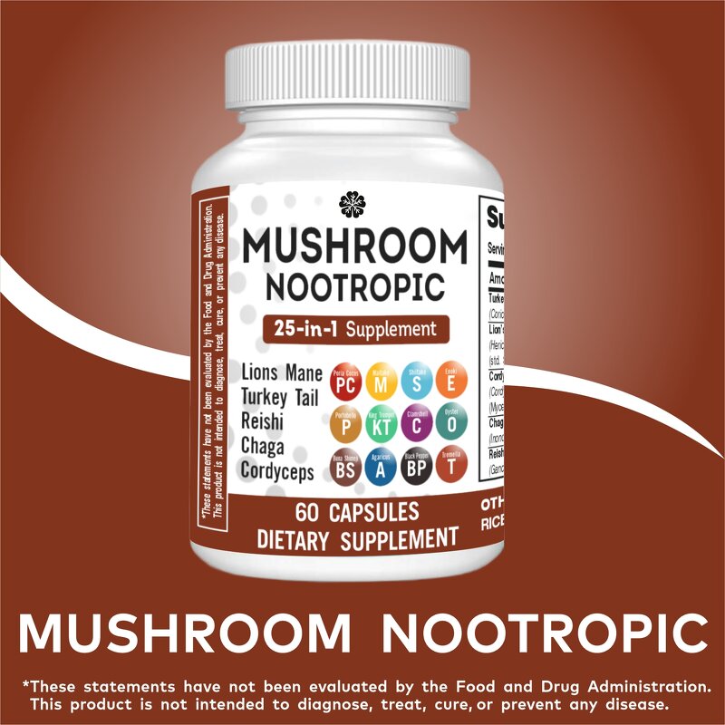 Lion's Mane Capsules Manufacturer - Private Label Supplement Organic for Adults