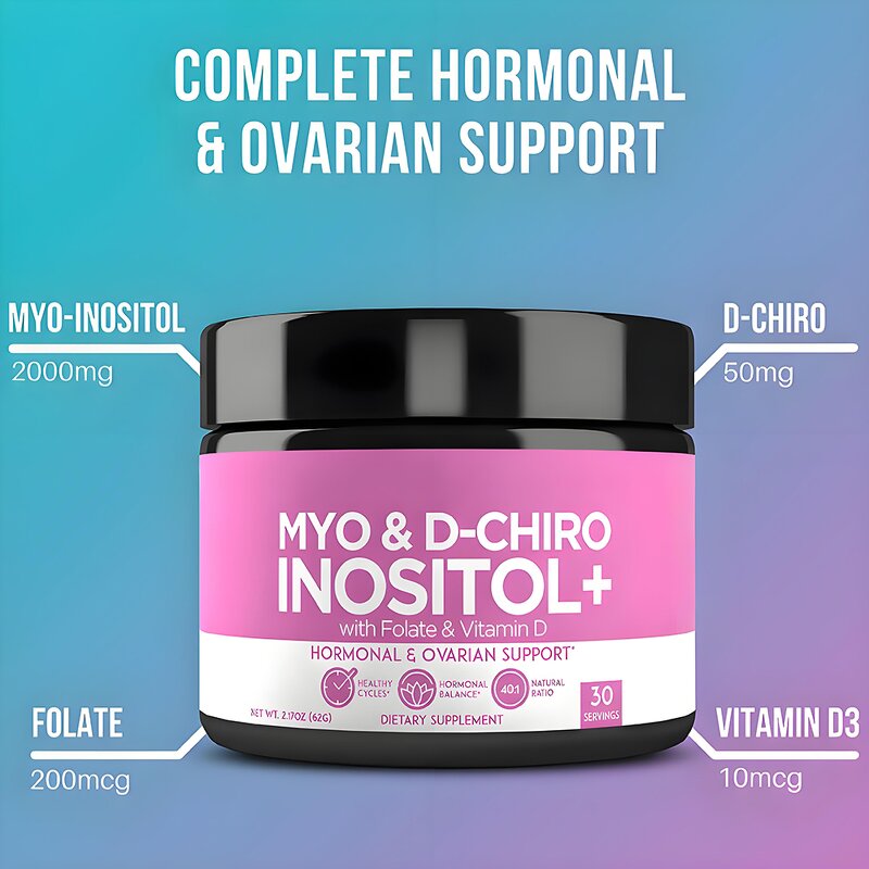 Inositol Powder Manufacturer - Private Label with Folic Acid & Vitamin D for Energy