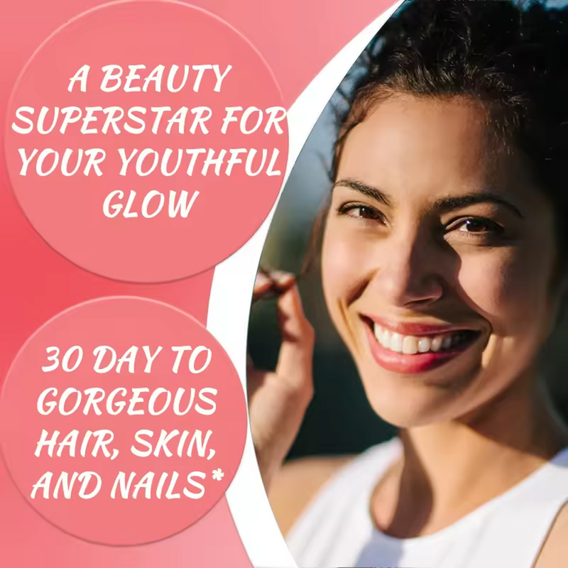 Biotin Gummies Manufacturer - Best Sell with Collagen for Hair Skin Nails Glowing