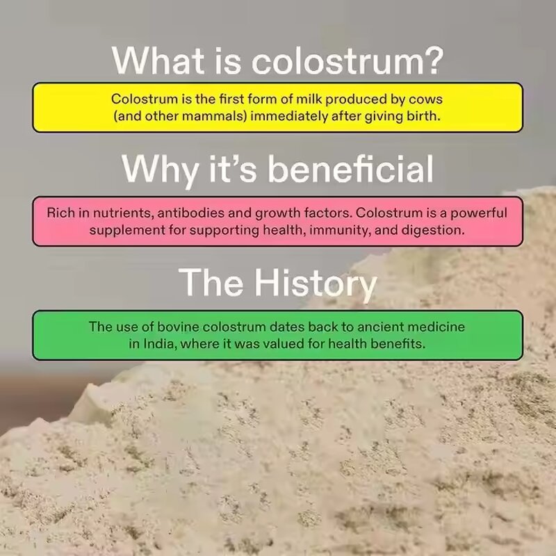 Bovine Colostrum Powder Manufacturer - Hot Sale Immunolin Grass-Fed Dietary for Adults