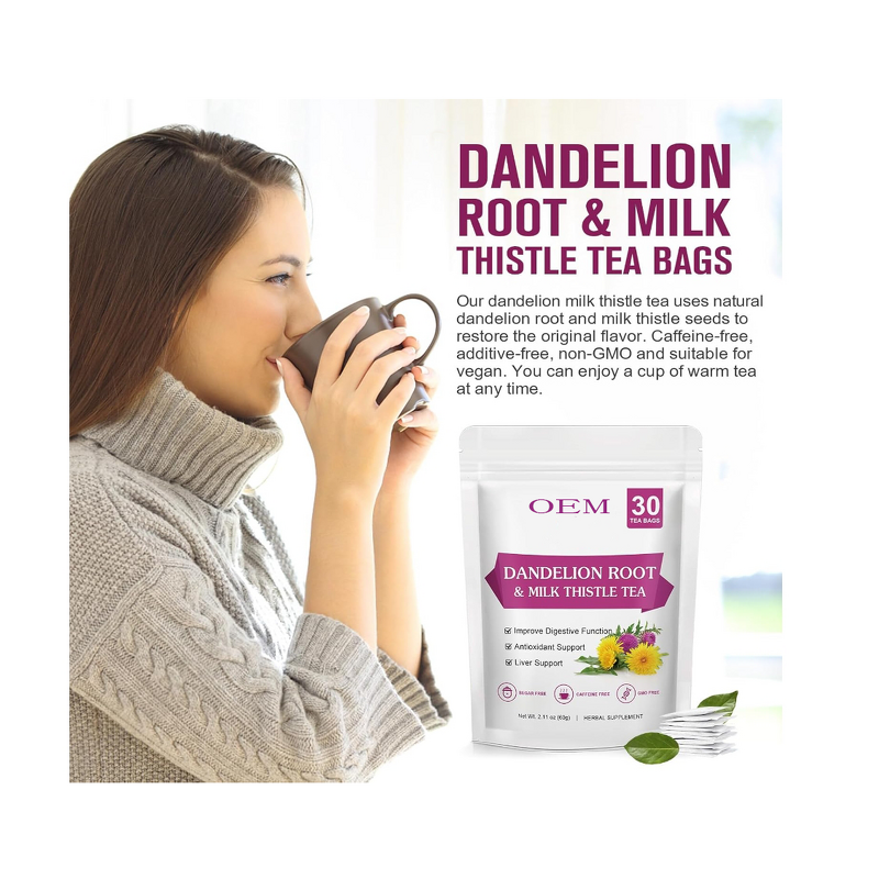 Dandelion Milk Thistle Tea - Manufacturer Private Label OEM Liver Antioxidant