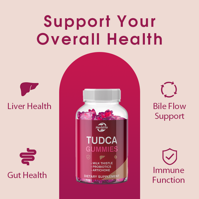 TUDCA Gummy - Manufacturer OEM/ODM 30Serv Milk Thistle Artichoke Probiotics