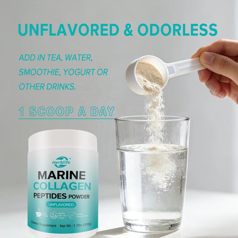 Marine Collagen Powder - Manufacturer OEM ODM Hydrolyzed Beauty Skin Hair Nail