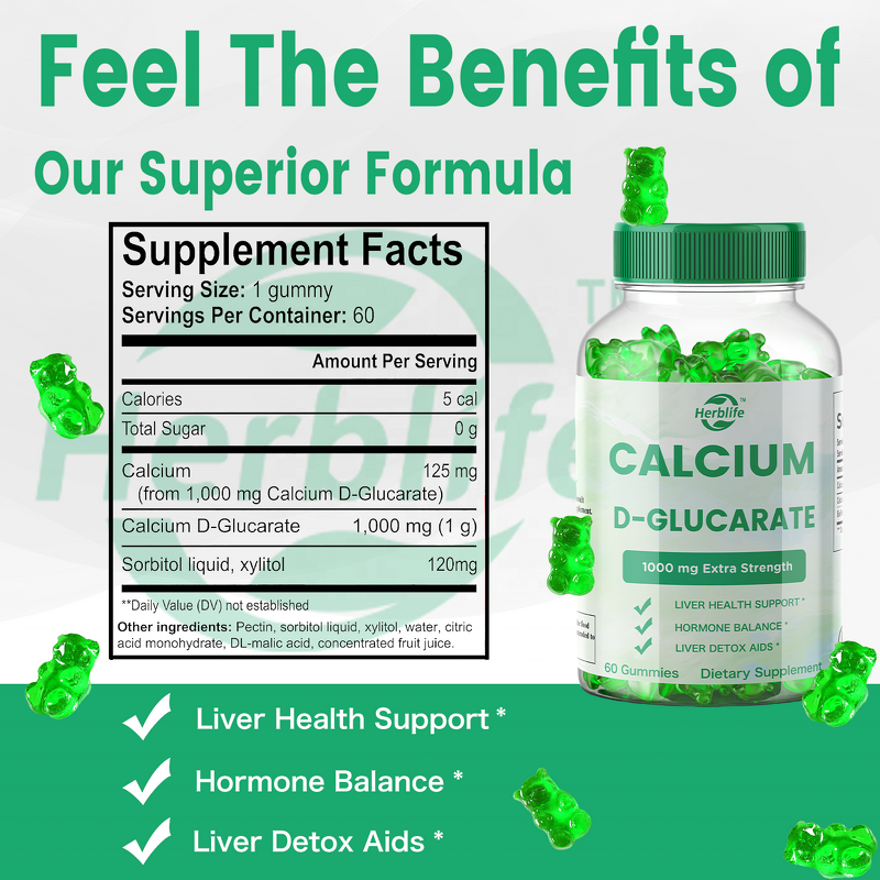 Calcium D-Glucarate Gummies - Manufacturer Haccp OEM ODM Hormone Metabolism
