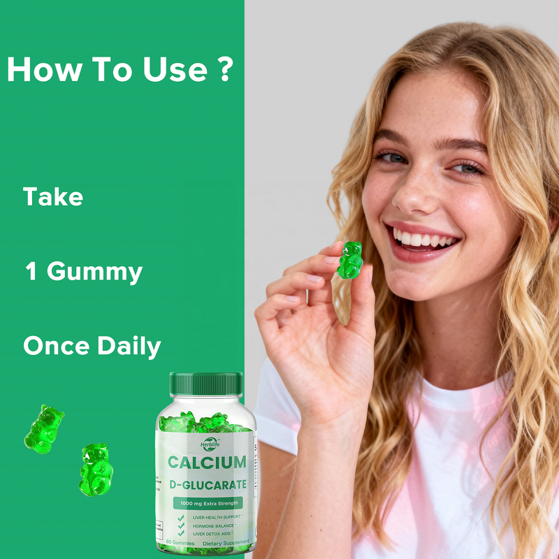 Calcium D-Glucarate Gummies - Manufacturer Haccp OEM ODM Hormone Metabolism