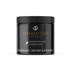 Astaxanthin Capsules - Manufacturer OEM/ODM 24MG+50MG Lycopene Skin Immune