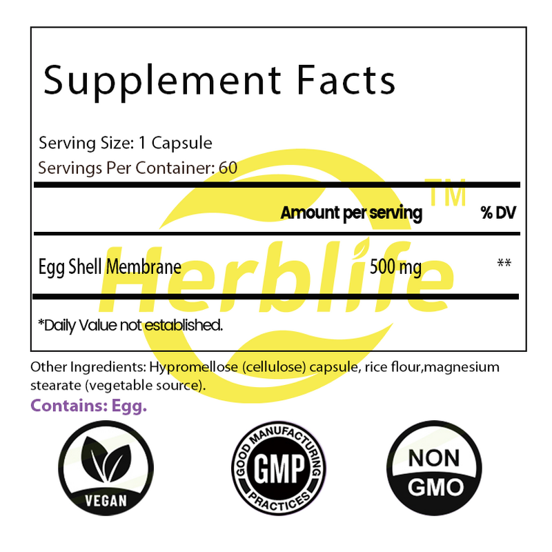 Egg Shell Membrane Capsules - Manufacturer OEM ODM Vegan Joint Bone Energy