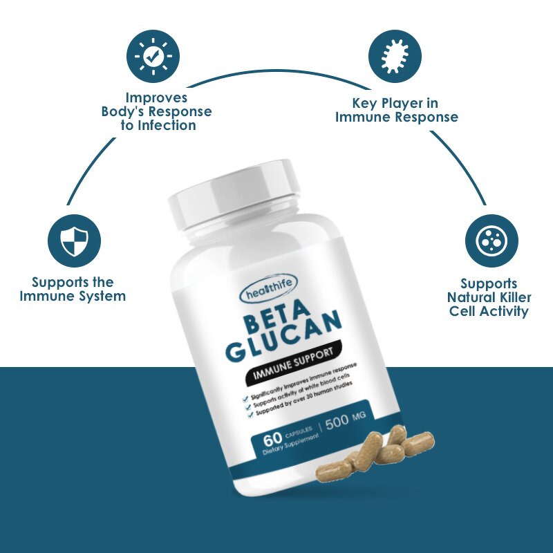 AHCC Capsules Manufacturer - Active Hexose Correlated Compound 500mg/60caps