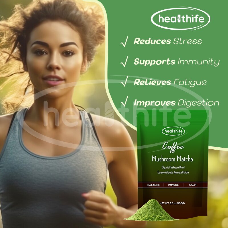 Mushroom Matcha Coffee Manufacturer - Instant Blend Organic Japanese Powder