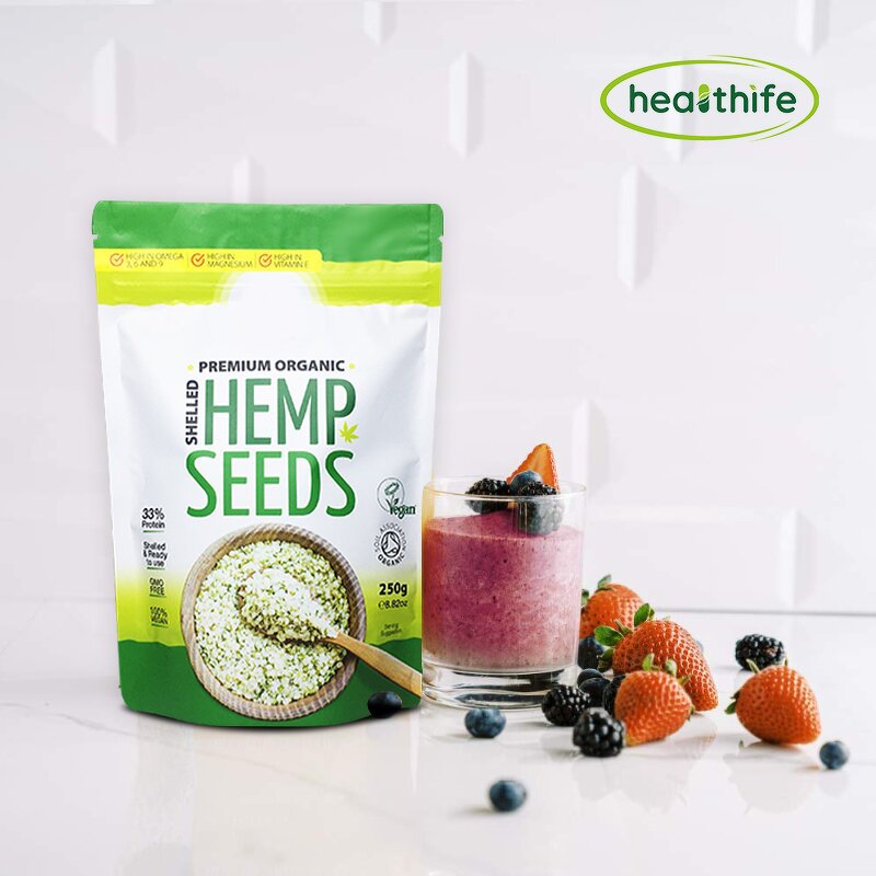 Hemp Seeds Manufacturer - OEM Packaging Bulk Hulled Shelled Organic