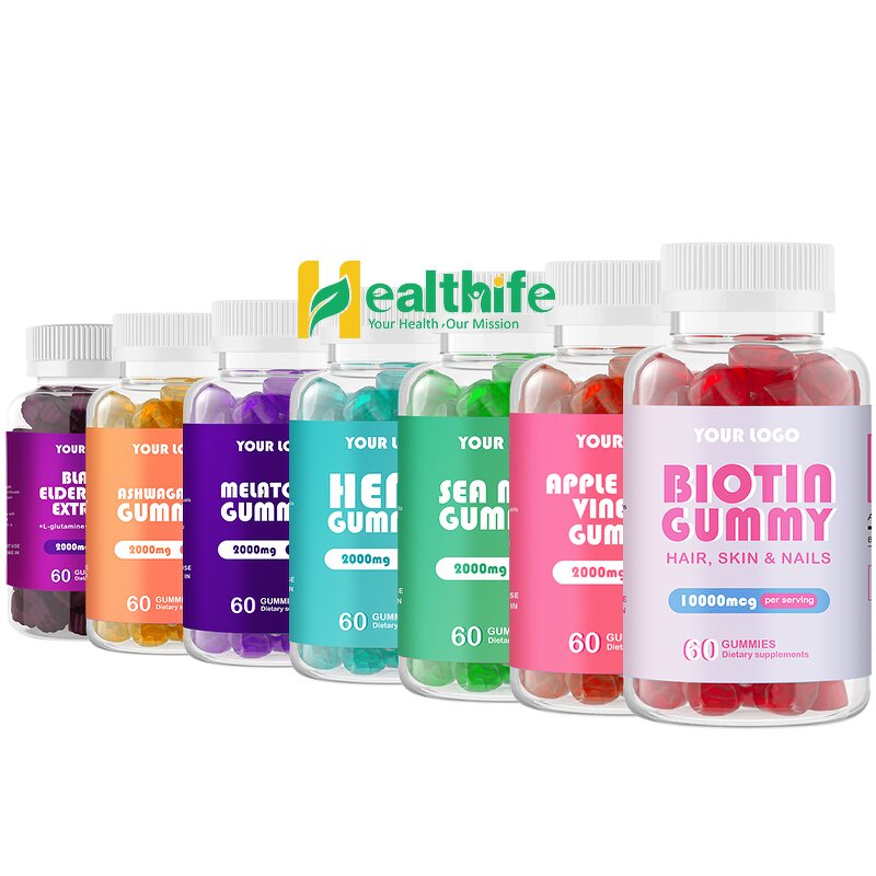 Protein Gummies Manufacturer - Healthife Private Label 3g/60gummies