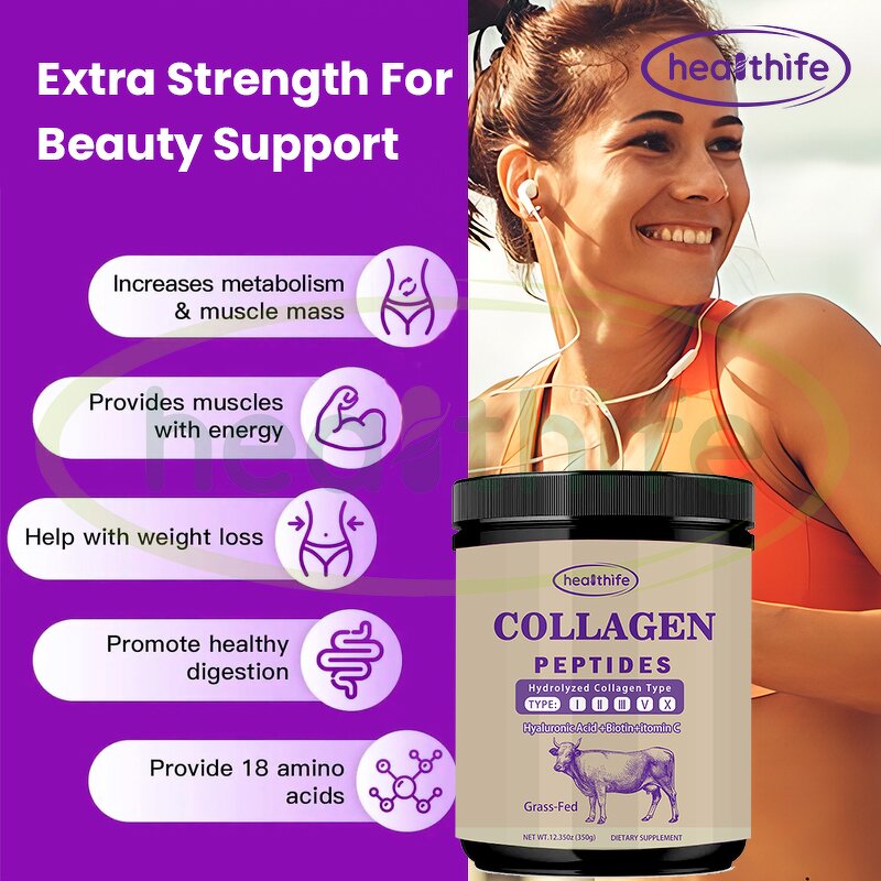 Multi Collagen Peptides Manufacturer - Healthife Private Label for Skin Hair & Nails