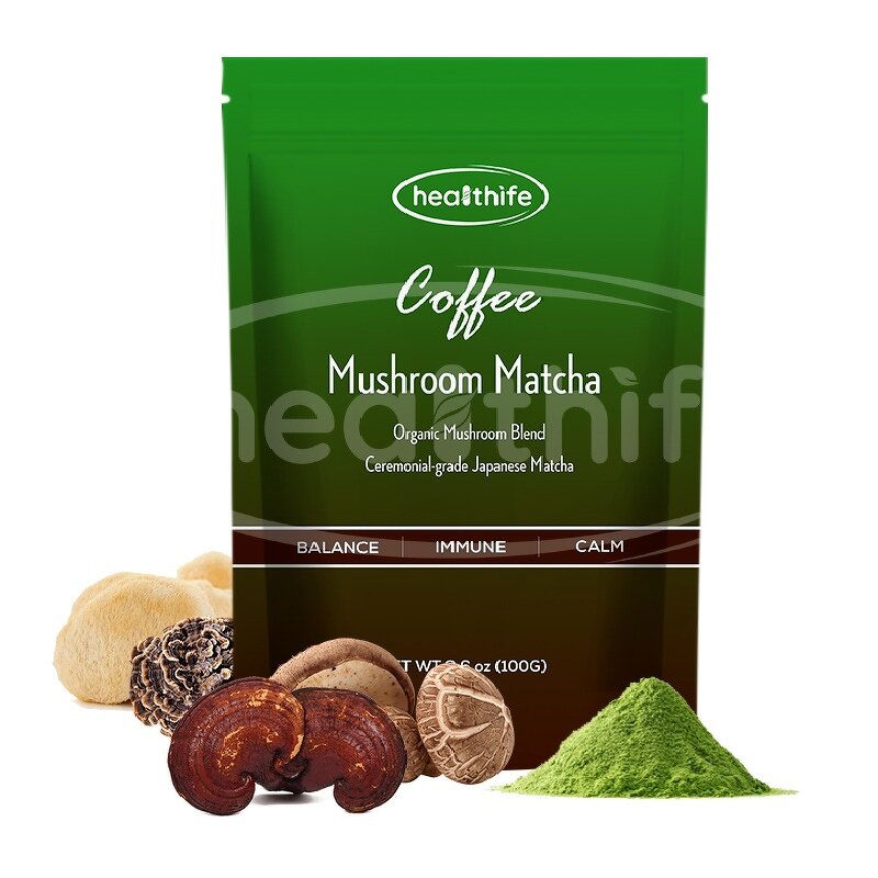 Mushroom Matcha Coffee Manufacturer - Instant Blend Organic Japanese Powder
