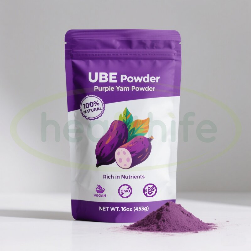 Purple Sweet Potato Powder Manufacturer - Healthife Natural Instant Organic Ube