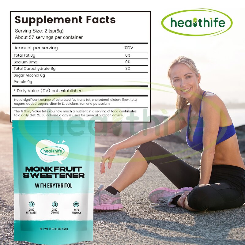 Monk Fruit Sweetener Manufacturer - Private Label Mogroside V Extract & Erythritol