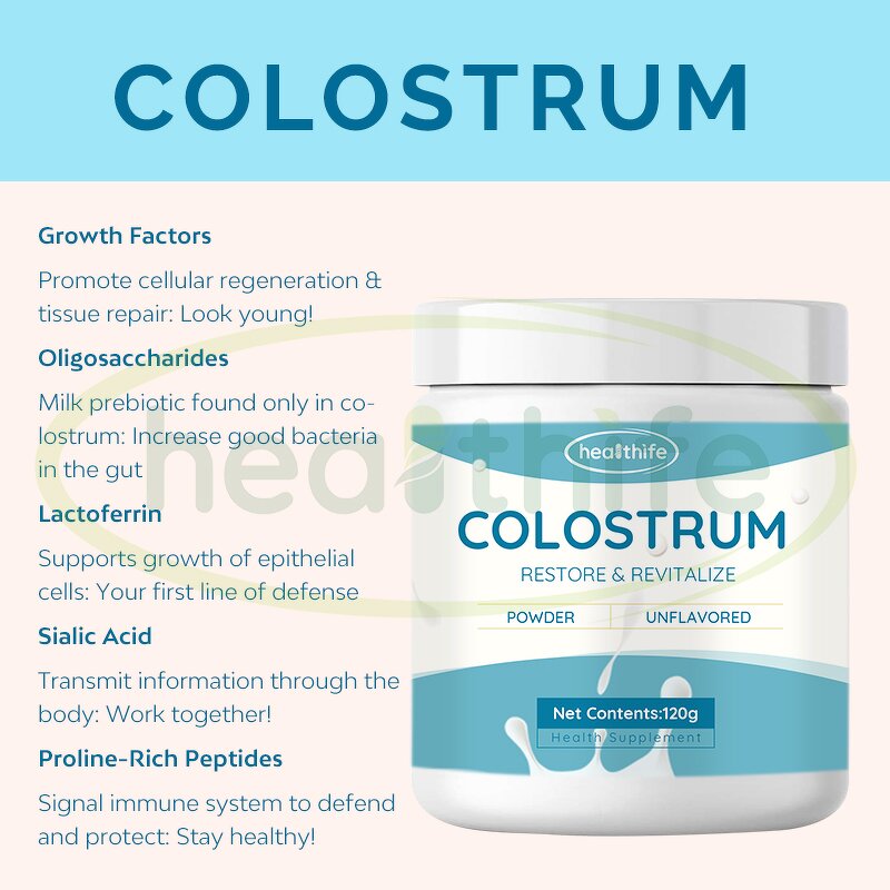 Colostrum Powder Manufacturer - Healthife Supplements Bovine IGG 20%