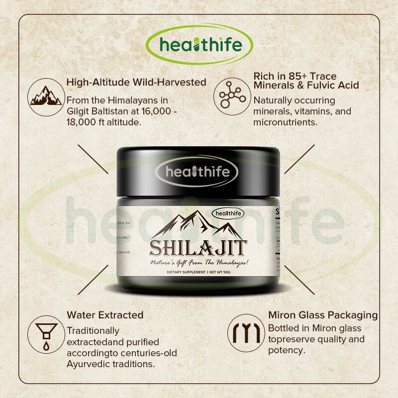 Shilajit Extract Capsules Manufacturer - Himalayan 50g/Bottle & Resin