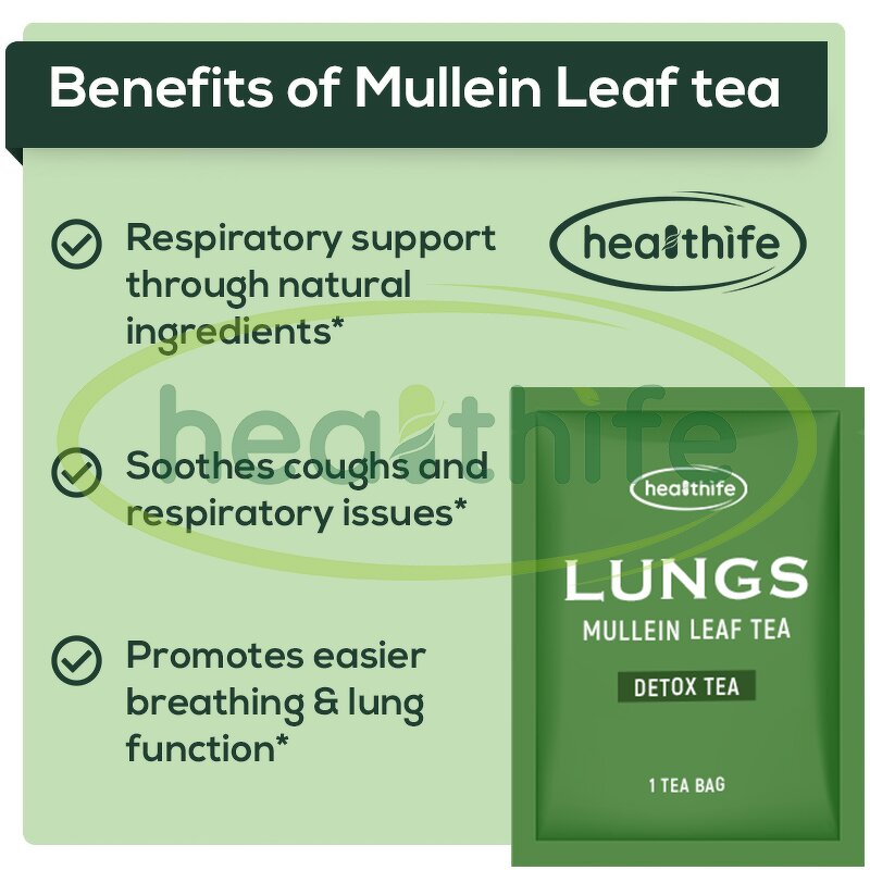 Mullein Tea Bags Manufacturer - Healthife Non-GMO for Lungs