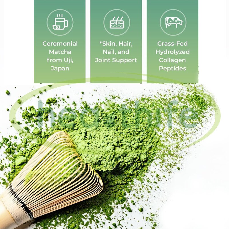 Matcha Powder Manufacturer - Japan Ceremonial Grade with Collagen Green Tea