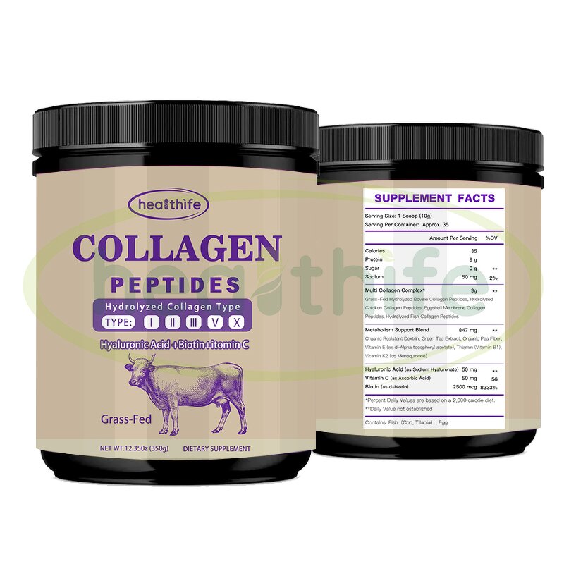 Multi Collagen Peptides Manufacturer - Healthife Private Label for Skin Hair & Nails