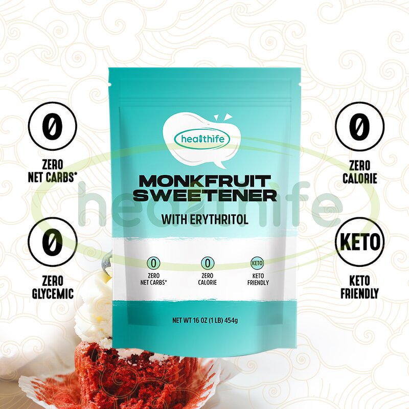 Monk Fruit Sweetener Manufacturer - Private Label Mogroside V Extract & Erythritol