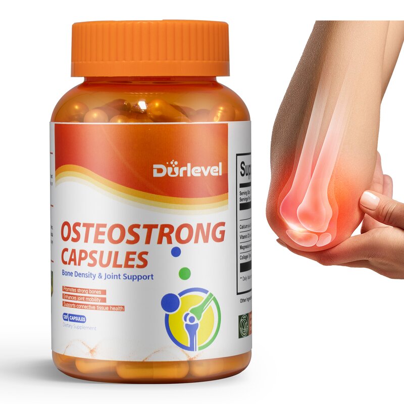 Calcium Capsules Manufacturer - Pure OsteoStrong 120 Count with Magnesium for Daily Wellness