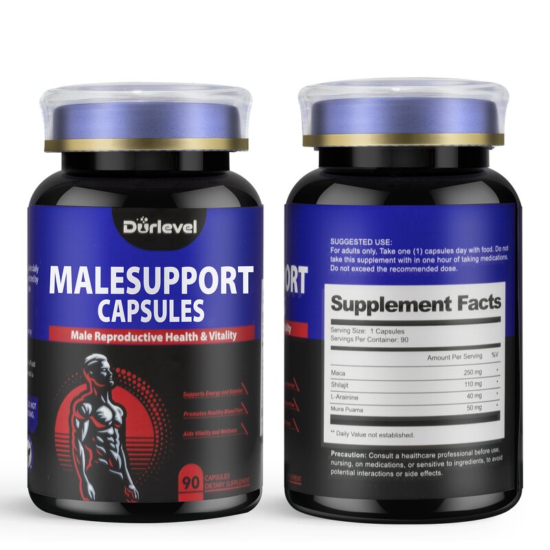 Testosupport Capsules Manufacturer - 90 Count with Shilajit for Natural Vitality