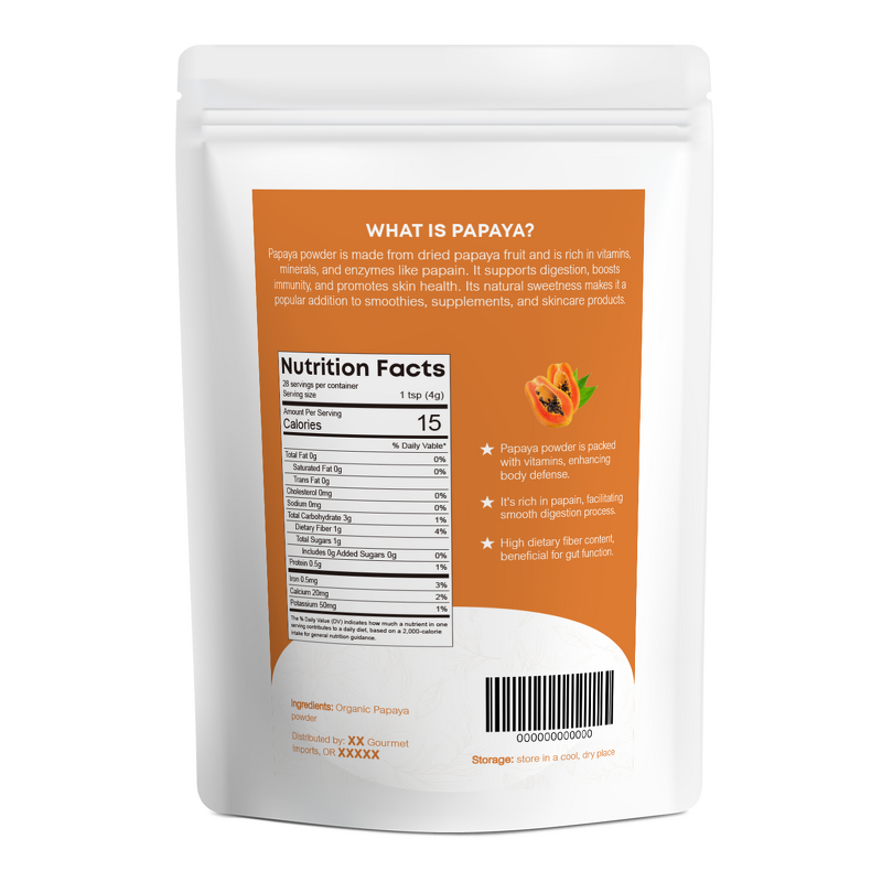 Papaya Powder Manufacturer - Freeze-Dried Rich in Vitamins A & C