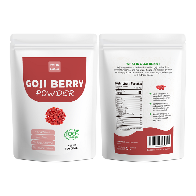 Goji Berry Powder Manufacturer - Ultra-Fine Antioxidant Soluble for Beverages & Desserts