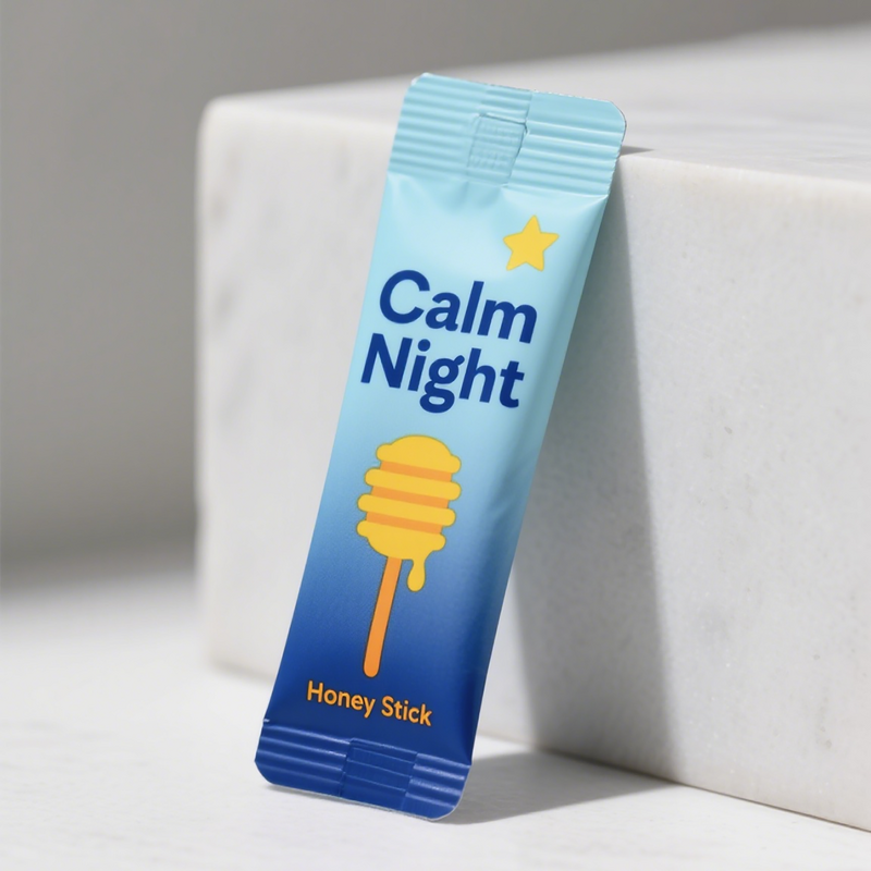 Honey Sticks Manufacturer - Cale Night with L-Theanine for Daily Wellness 30 Count