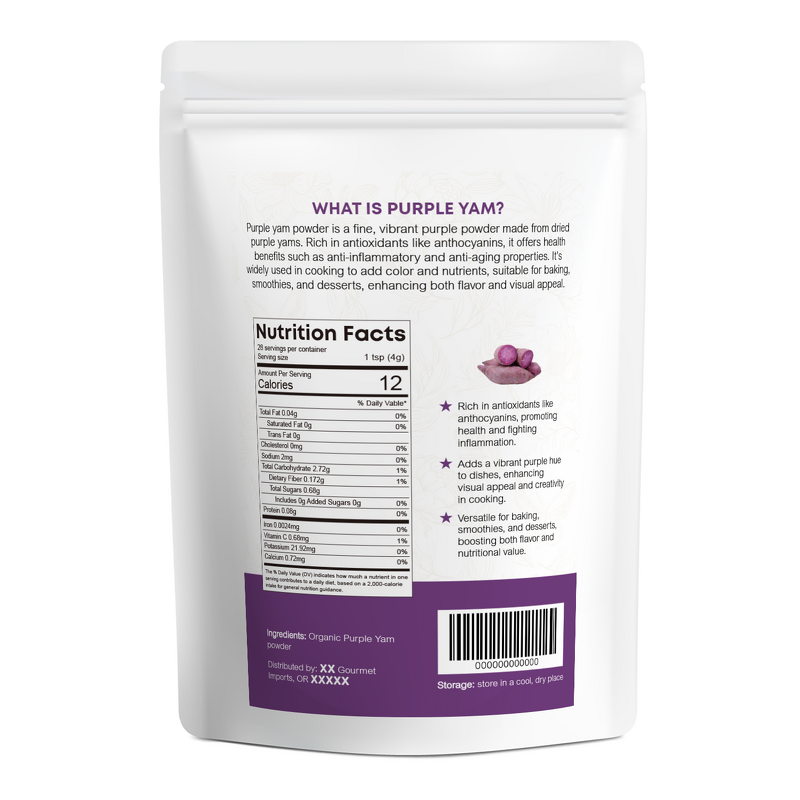 Purple Yam Powder Manufacturer - Traditional Natural Food Colorant