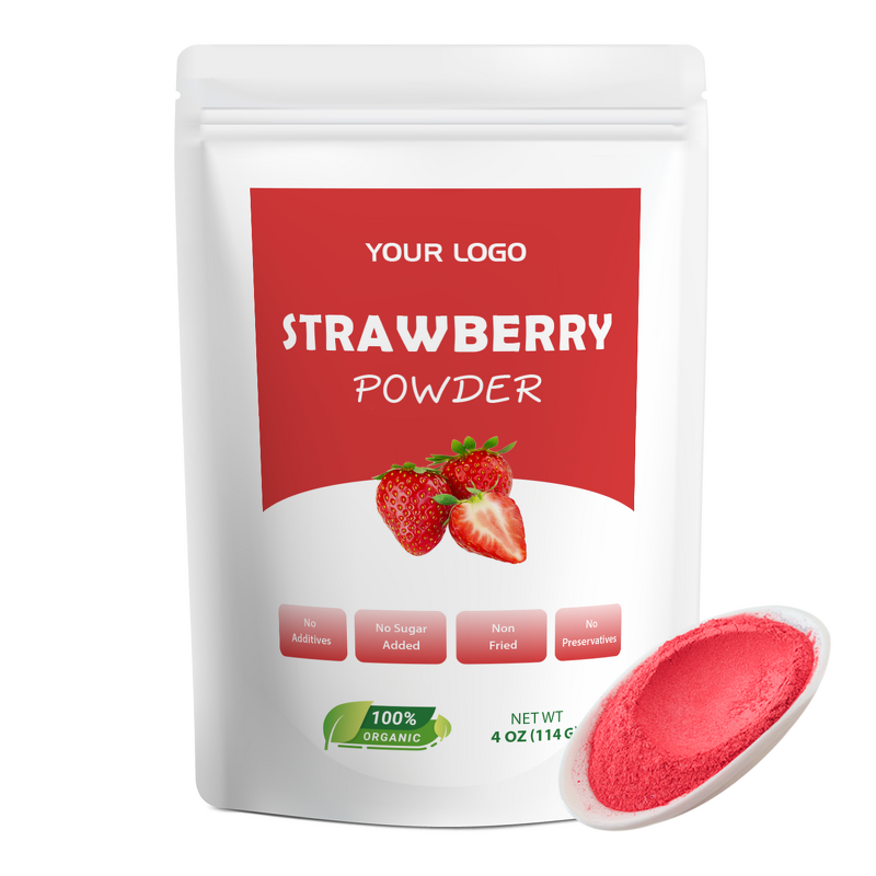 Strawberry Fruit Powder Manufacturer - Premium Natural Herb Extract with Polyphenols & Vitamin C