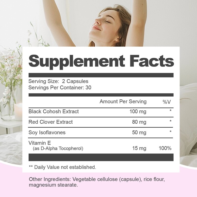 Red Clover Capsules Manufacturer - Natural Balance for Daily Wellness 60 Count