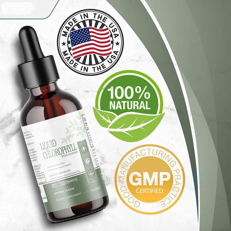 Chlorophyll Drops - Manufacturer Wholesale Extreme 6000mg Vegan Bulk