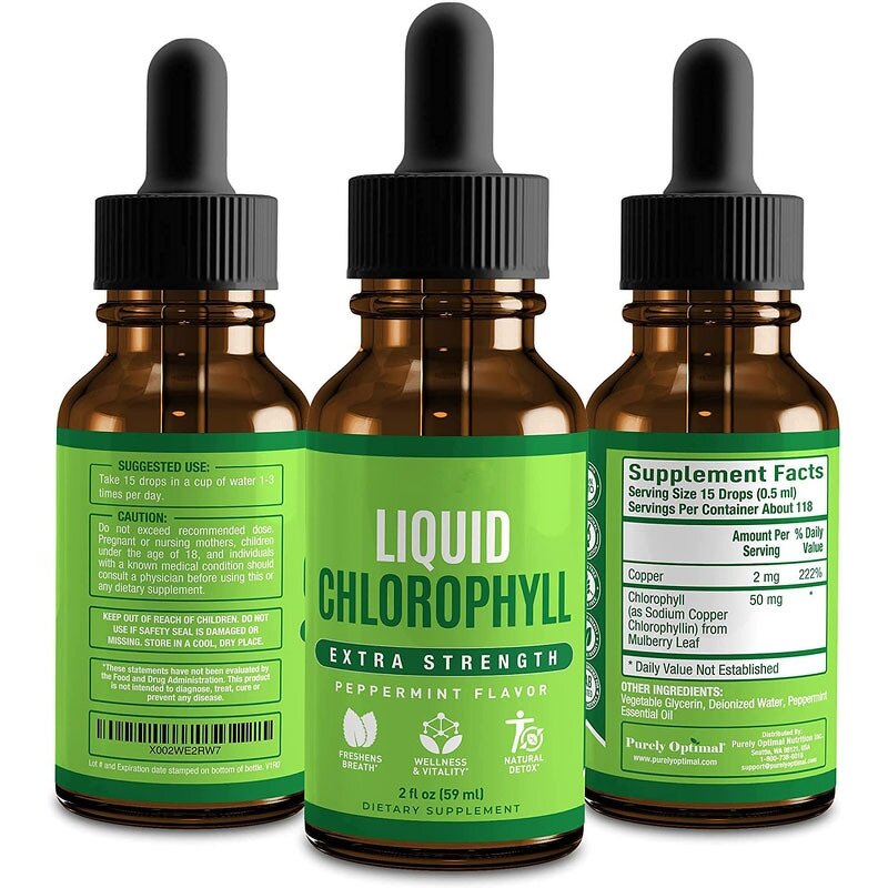 Chlorophyll Drops - Manufacturer Wholesale Extreme 6000mg Vegan Bulk