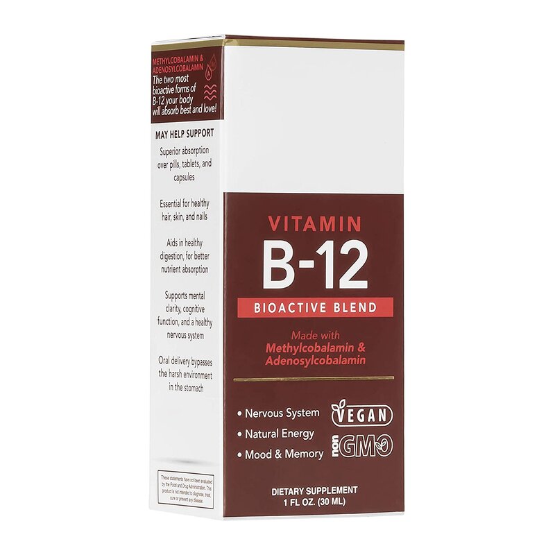 Vitamin B Spray - Manufacturer Vegan B1 B6 B12 Nutrient-Packed Liquid