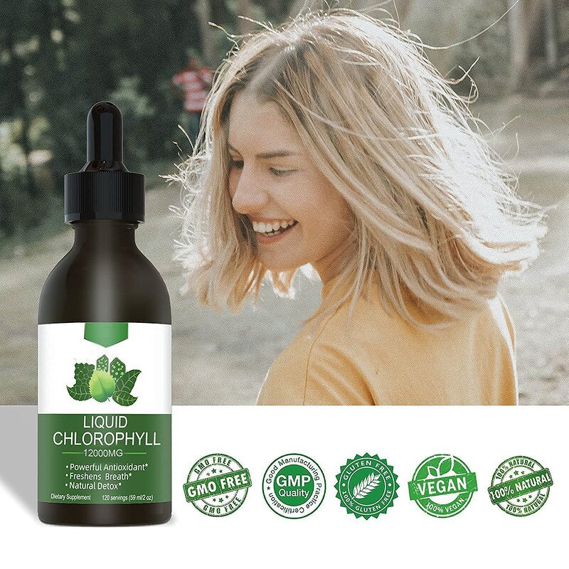 Chlorophyll Liquid - Manufacturer OEM Private Label 6000mg Herbal Extract