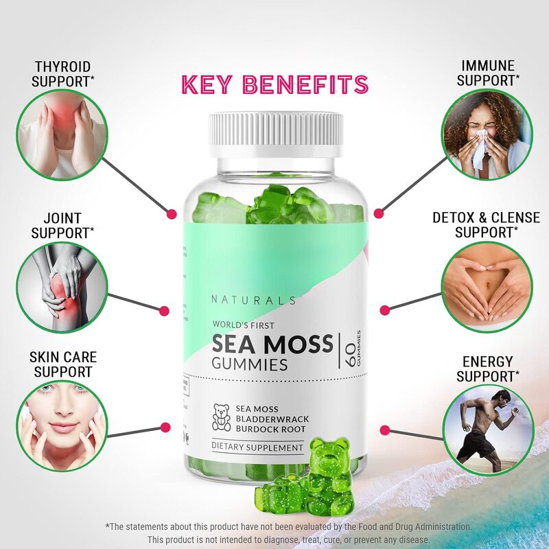 Sea Moss Gummies - Manufacturer OEM Private Label Organic Vegan Irish Seamoss