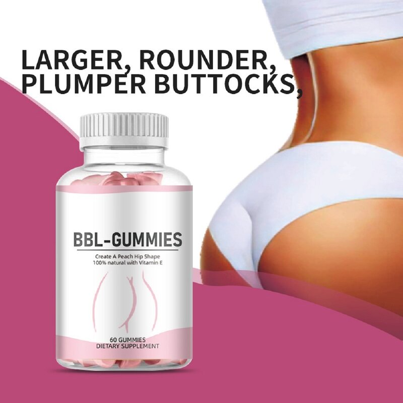 Butt Enlargement Gummies - Manufacturer Natural Vitamin Adult Women Hip