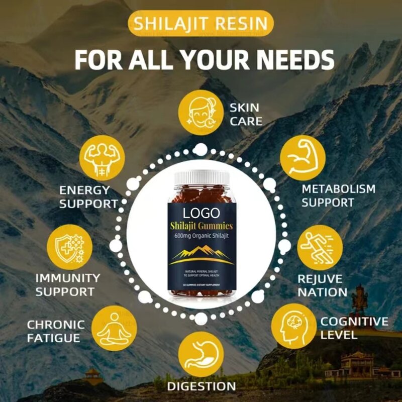 Shilajit Gummies - Manufacturer Mineral Vitamin Energy Metabolism Cell Activity