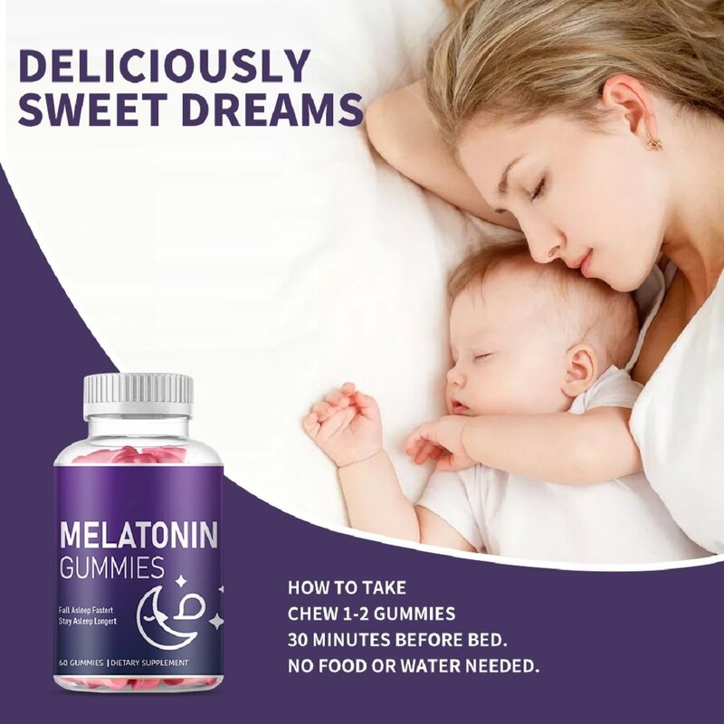 Melatonin Gummies - Manufacturer Private Label Vegan Relaxation Sleep Adult