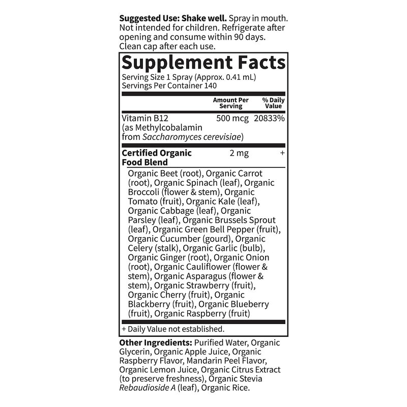 B12 Liquid Drops - Manufacturer Hot Sale Methylcobalamin Energy Mood Women Men