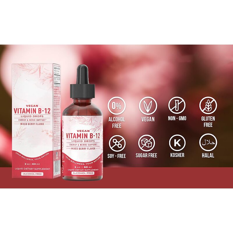 Kids B12 Drops - Manufacturer Private Label Organic B Complex Mental Physical